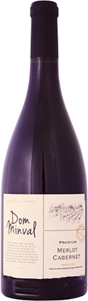 Les Vignerons du Narbonnais - Dom Minval Premium Merlot Cabernet Pays dOc