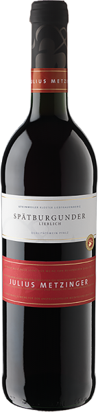 Südpfälzer Weinvertrieb - Julius Metzinger Spätburgunder QbA lieblich