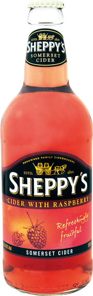 Sheppys Craft Cider - Sheppys Somerset Cider with Raspberry