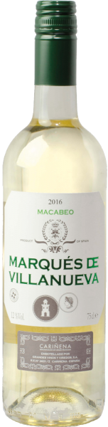 "Marqués de Villanueva" Macabeo Blanco Cariñena DOP