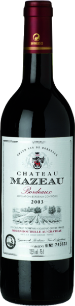 Château Mazeau Bordeaux AOC