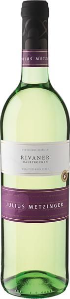Südpfälzer Weinvertrieb - Julius Metzinger Rivaner QbA halbtrocken