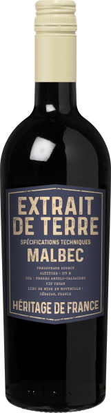 "Extrait de Terre" Malbec Pays d'Oc IGP