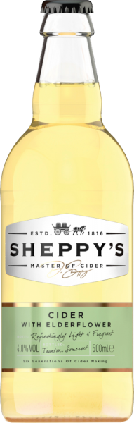 Sheppy&#039;s Apple Cider with Elderflower
