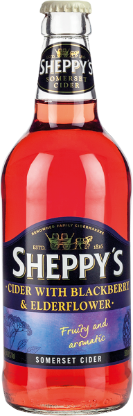 Sheppys Craft Cider - Sheppys Somerset Cider with Blackberry und Elderflower