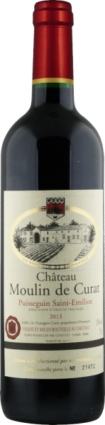Château Moulin de Curat Puisseguin Saint Emilion AOP
